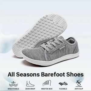 Gray Barefoot Sneakers for Men